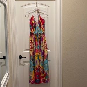 Long halter sundress
